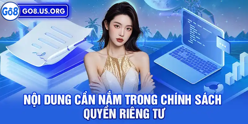 Nội dung chính trong quyền riêng tư của Go8
