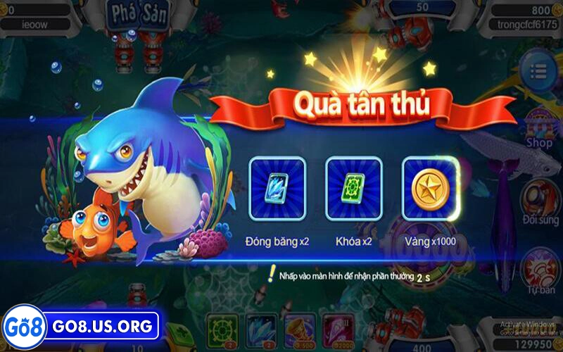 Tham gia bắn cá h5 đổi thưởng để nhận nhiều phần quà khủng